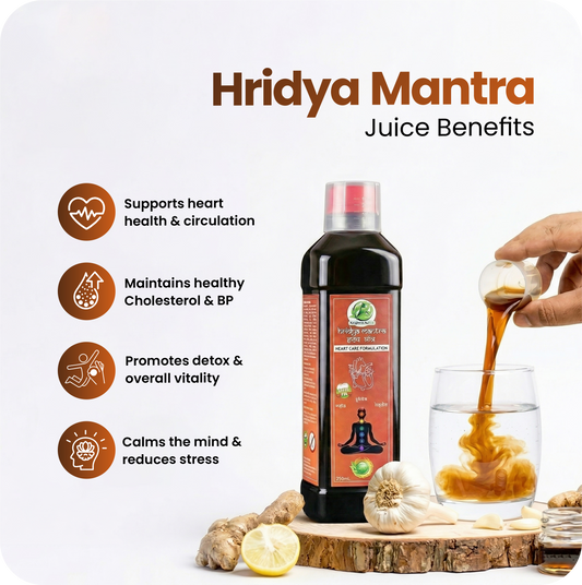 Hridya Mantra Combo — Natural Support for Heart Health & Cholesterol Balance