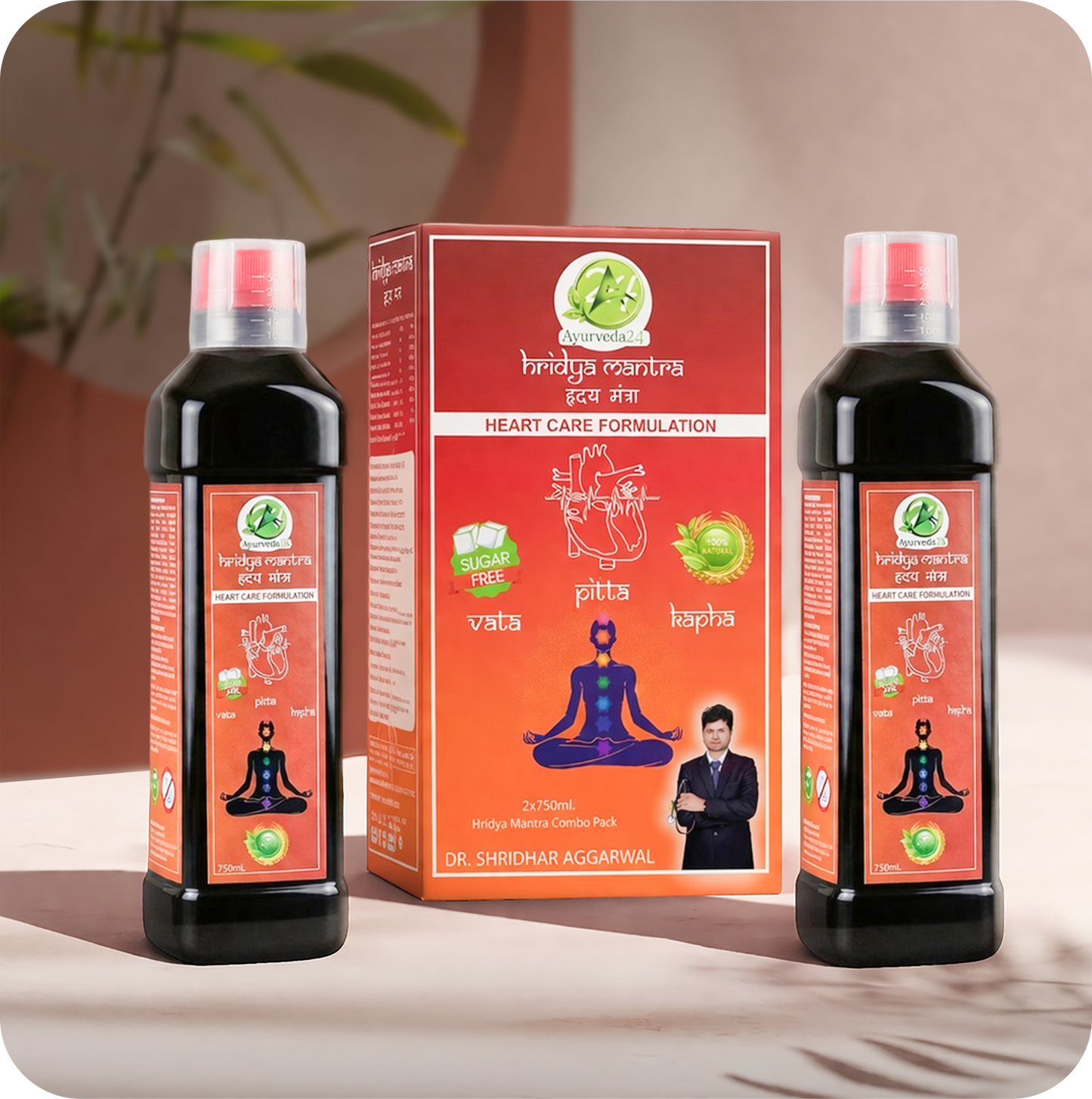 Hridya Mantra Combo — Natural Support for Heart Health & Cholesterol Balance