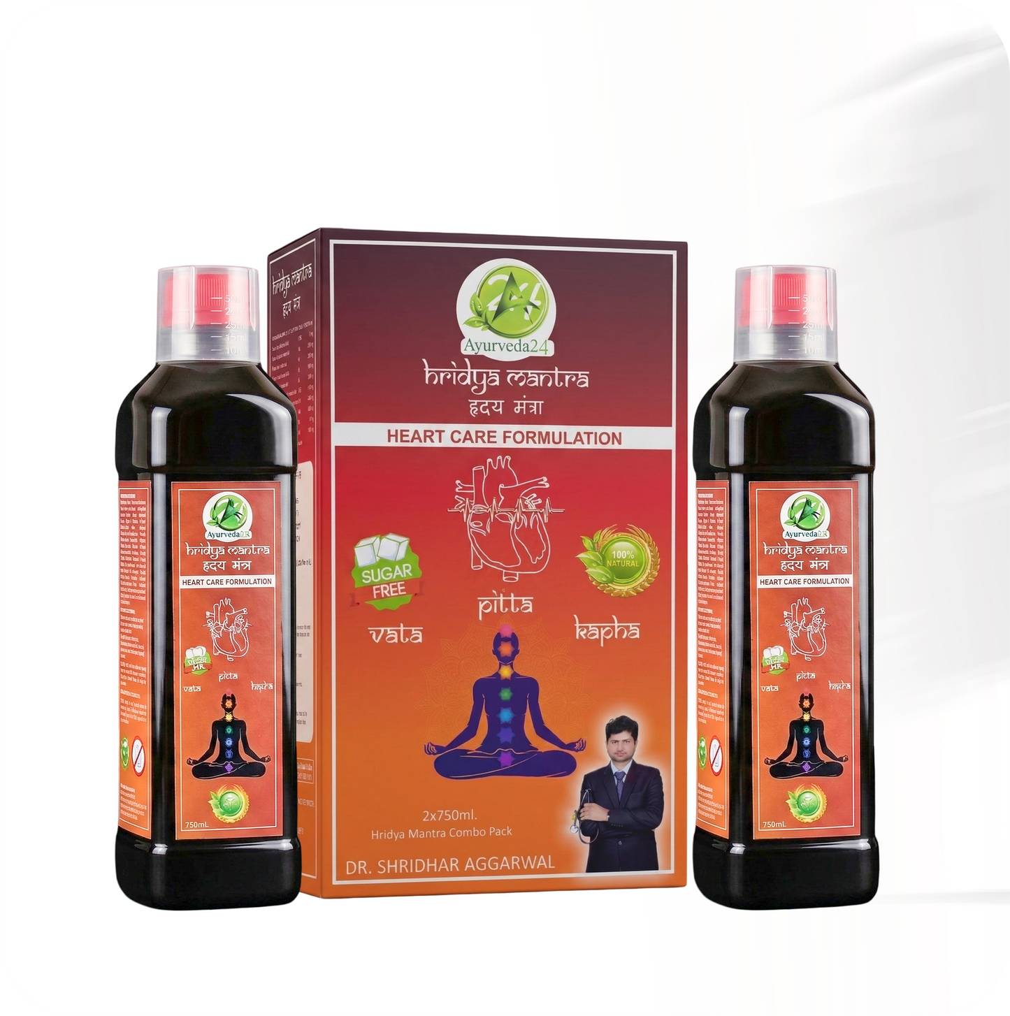 Hridya Mantra Combo — Natural Support for Heart Health & Cholesterol Balance