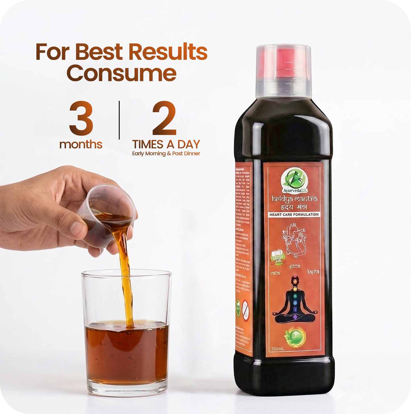 Hridya Mantra Combo — Natural Support for Heart Health & Cholesterol Balance